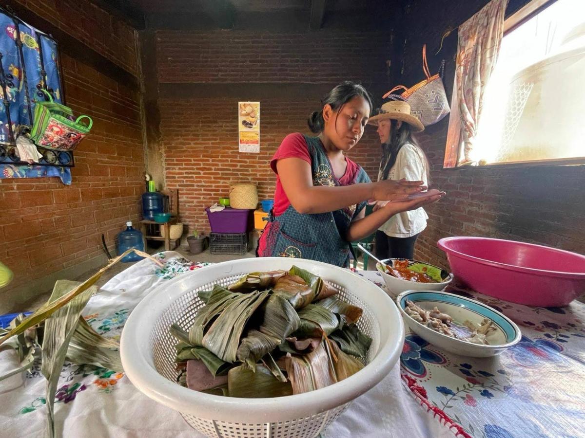 مبيت وإفطار Teotitlán del Valle Lizu Tu Casa En Un Pueblo Zapoteca المظهر الخارجي الصورة